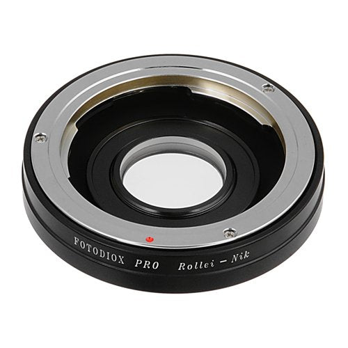 Fotodiox Pro Lens Mount Adapter, for Rollei 35mm Lens to Nikon F-Mount DSLR Cameras Rollei 35 (QBM)