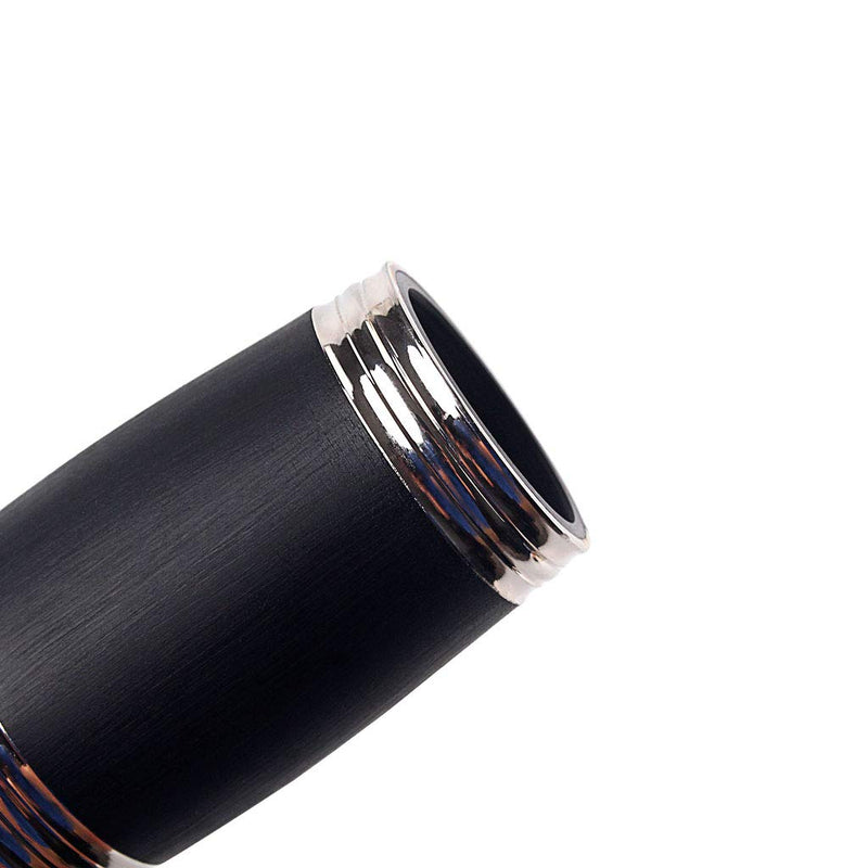 Alnicov Bakelite Clarinet Two Section Tube Tuning Tube Adjustable B flat Clarinet Barrel Treble Pitch Pipe