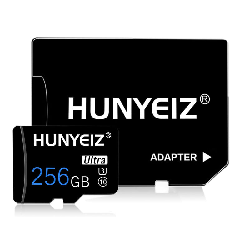 256GB Micro SD Card High Speed Class 10 with SD Adapter Memory Cards for Smartphone and Compatible Devices