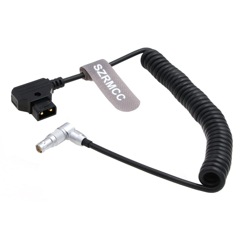 SZRMCC Komodo 2 Pin Female to D-tap Coiled Power Cable for RED Komodo Camera