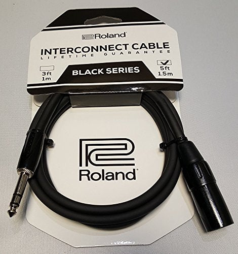 Roland Rcc-5-Trxm Interconnect Cables, Black