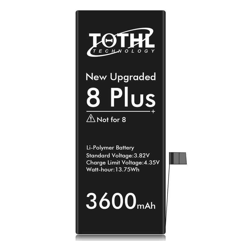 [3600mAh] Battery for iPhone 8 Plus, Upgraded 2021 New 0 Cycle Battery Replacement for iPhone 8 Plus A1864, A1897, A1898 with Complete Professional Repair Tools Kits