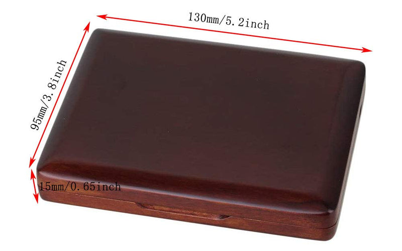 Liyafy Maroon Oboe Reed Case Storage Holder Box 12 Oboe Reeds Protect Against Moisture