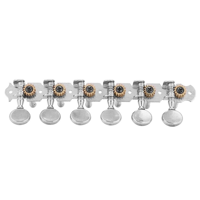 Vbestlife 6+6 Guitar Tuning Pegs, Guitar Tuning Keys Pegs Open Tuners Zinc Alloy Machine Heads for 12 String Guitar