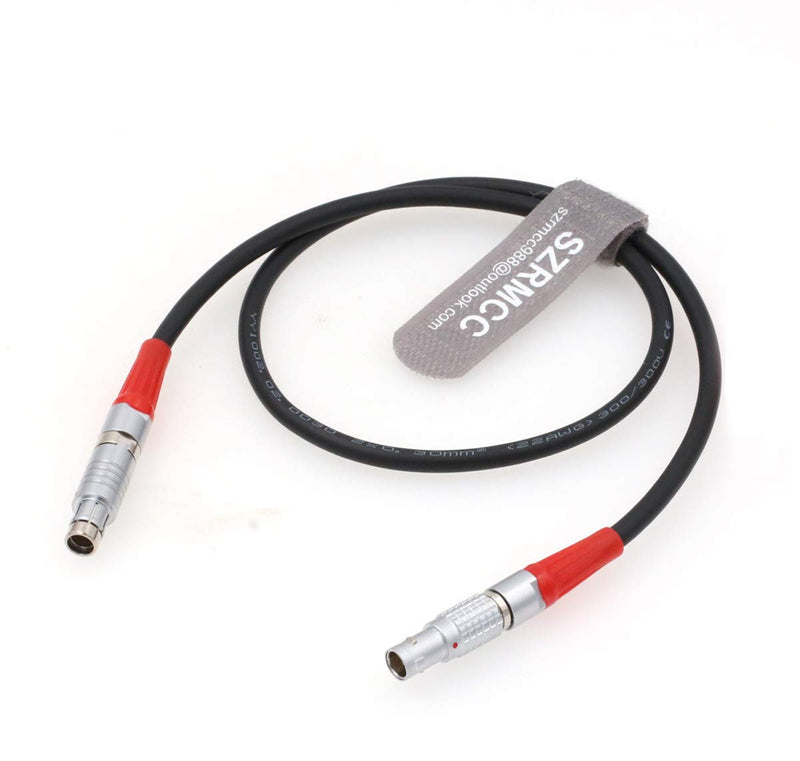 SZRMCC ARRI Alexa RS Fischer 3 Pin Male to 0B 4 Pin Male Power Cable for ARRI FIZ Lbus Cforce RF Lens Motor