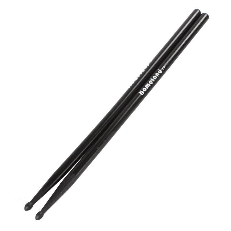 【The Best Deal】2Pcs 5A Drum Sticks, Maple Wood Tip Drumsticks, 5A Music Band Drumsticks, Jazz Drum Sticks For Rock Band (Black 2Pcs)