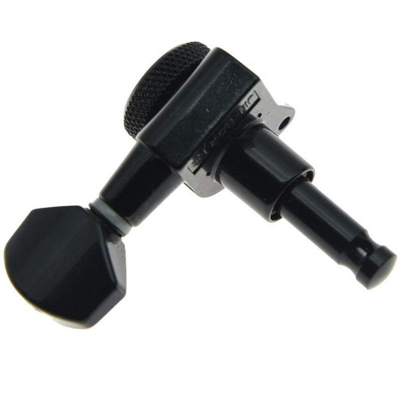 Dopro Black Locking Guitar Tuners 6 Inline Tuning Keys Machine Heads Korea Made 6 Right Handed