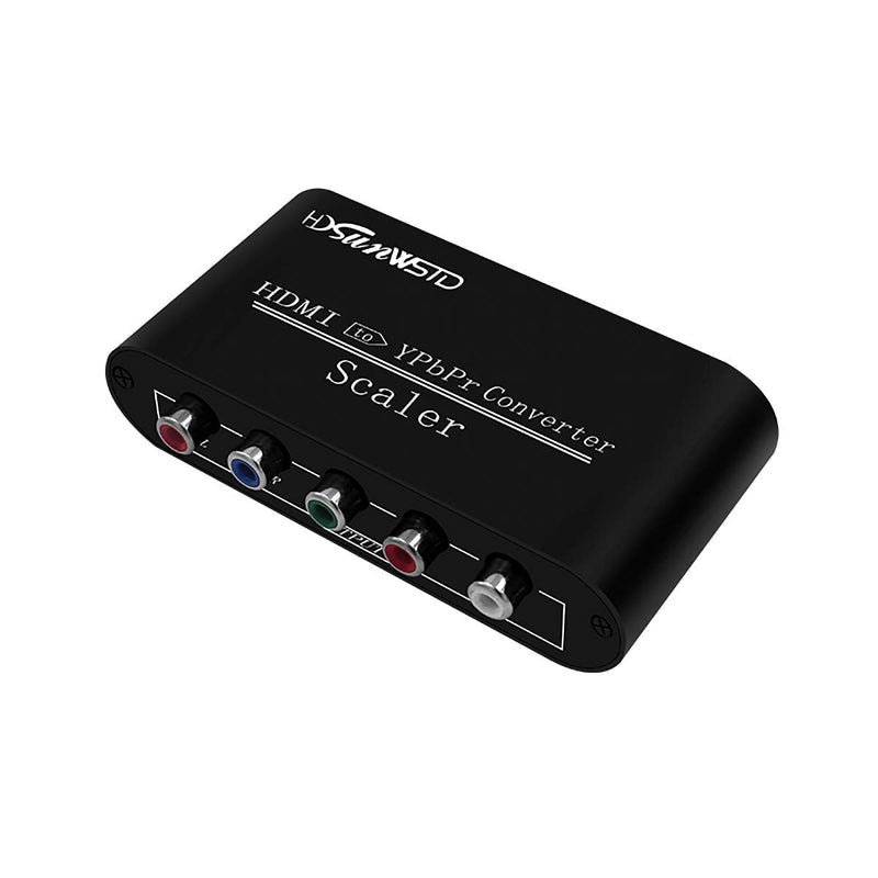 HDMI to 1080P Component Video (YPbPr/RGB/ 5RCA) Scaler Converter Adapter + R/L Support PS3, PS4, Blu-ray Player, DVD, Xbox, Notebook