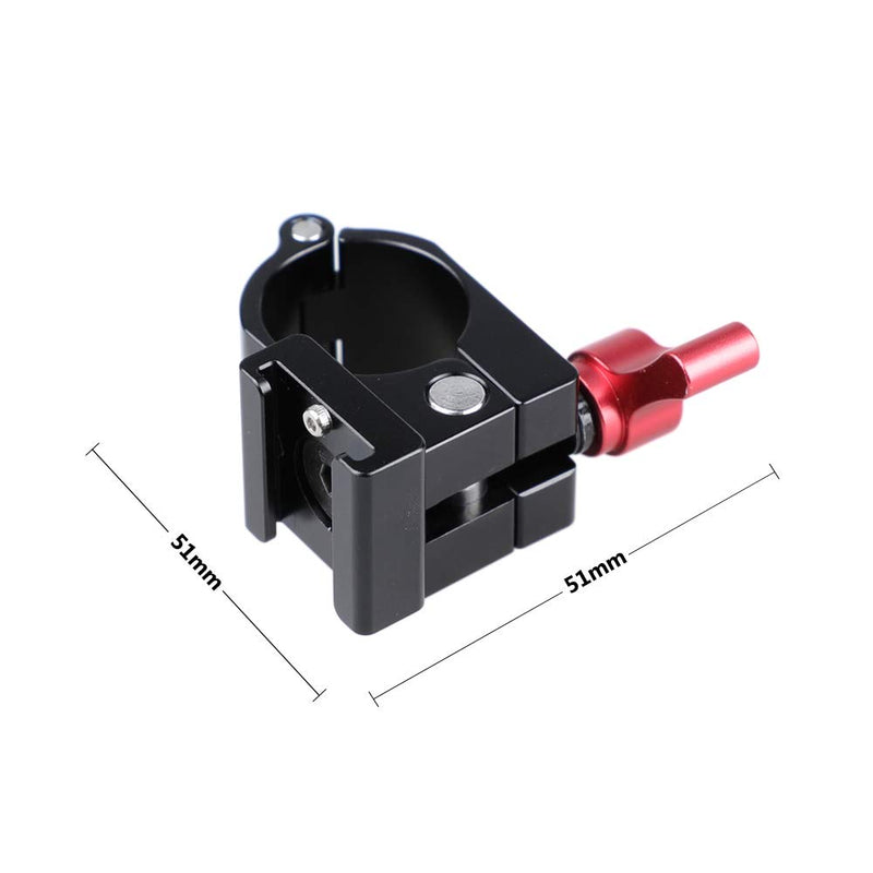 CAMVATE Light Mount Stand Bracket 25mm Rod Clamp Holder for DJI Ronin-M, Freefly MoVI - Red Knob