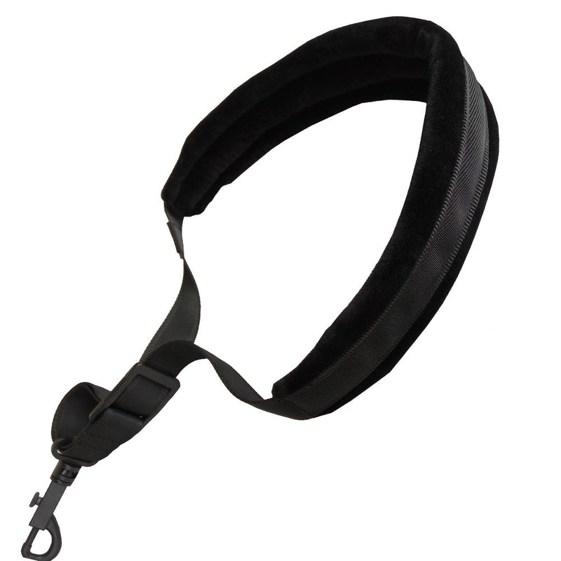 Xinlink Professional Black Soft Padded Saxophone Neck Strap with Snap Hook for Alto Tenor Soprano Baritone Sax Music Accessories