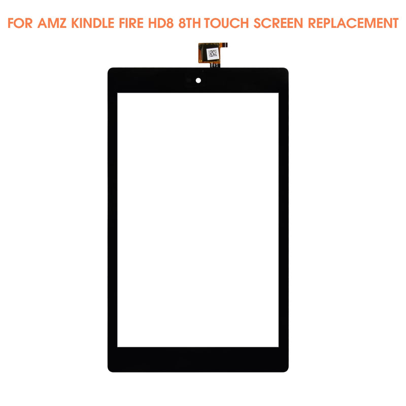 Touch Screen for Amazon Kindle Fire Tablet HD 8 8th Gen Model L5S83A Digitizer 2018 Released 8th Generation Screen Replacement Front Glass Panel with Repair Tools (not LCD Display)