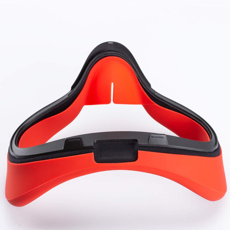 Orzero Silicone Eye Cover Skin Compatible for Oculus Quest Standard Facial Pad, Sweatproof Light Blocking (Washable) for Virtual Reality Headset - Red