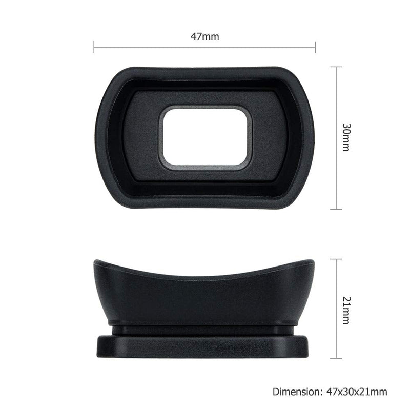 Kiwifotos Long Soft Viewfinder Eyecup Eyepiece for Nikon D750 D780 D610 D600 D7500 D7200 D7100 D7000 D5200 D5100 D5000 D3500 D3400 D3300 D3200 D3100 D3000 D300s and More Nikon DK-20 DK-21 DK-23 DK-25 DK-28 Replacement