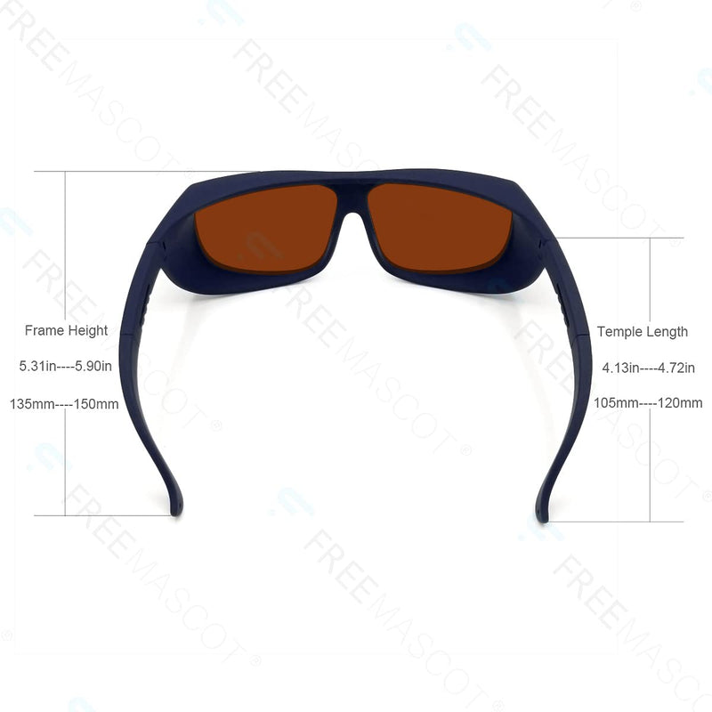 FreeMascot OD 6+ 190nm-550nm / 800nm-1100nm Wavelength Professional Laser Safety Glasses Style 5