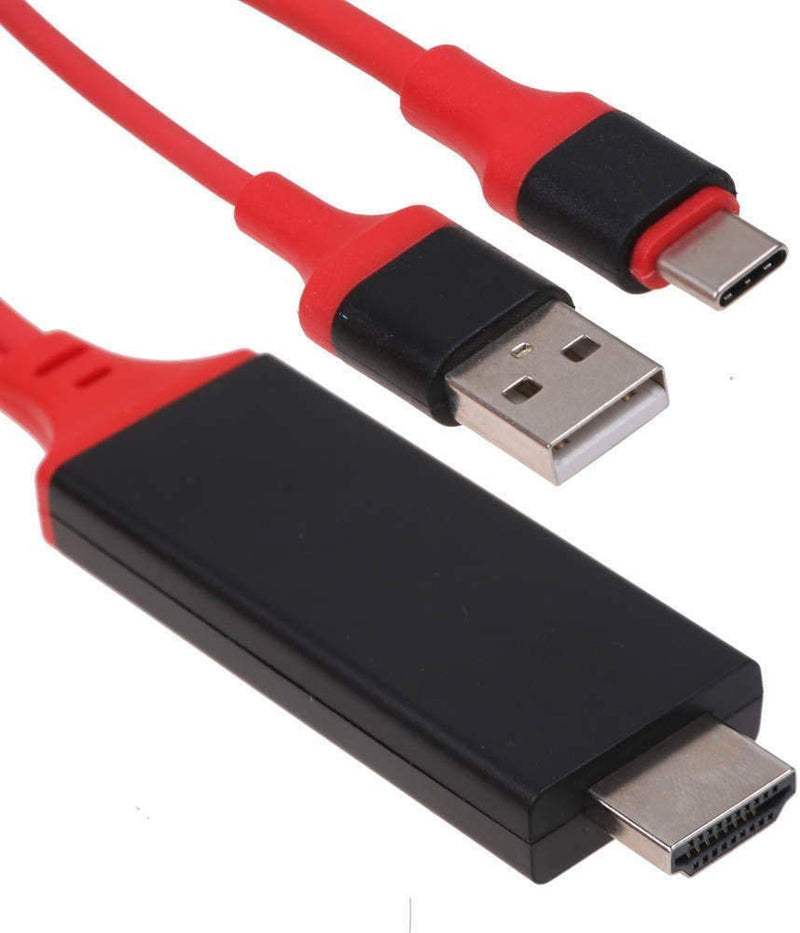 [AUSTRALIA] - MHL USB 3.1 Type-C to HDMI 1080P HD TV Cable for Compatible with Samsung Galaxy S8 9 MacBook Pro by Mastercables 