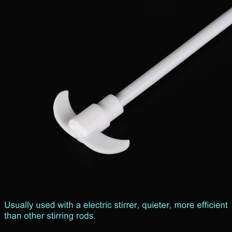 MECCANIXITY PTFE Electric Stirring Rod 250x47mm Overhead Stirrer Mixer Shaft with Foldable Paddle for Lab 2Pcs 250 x 47mm