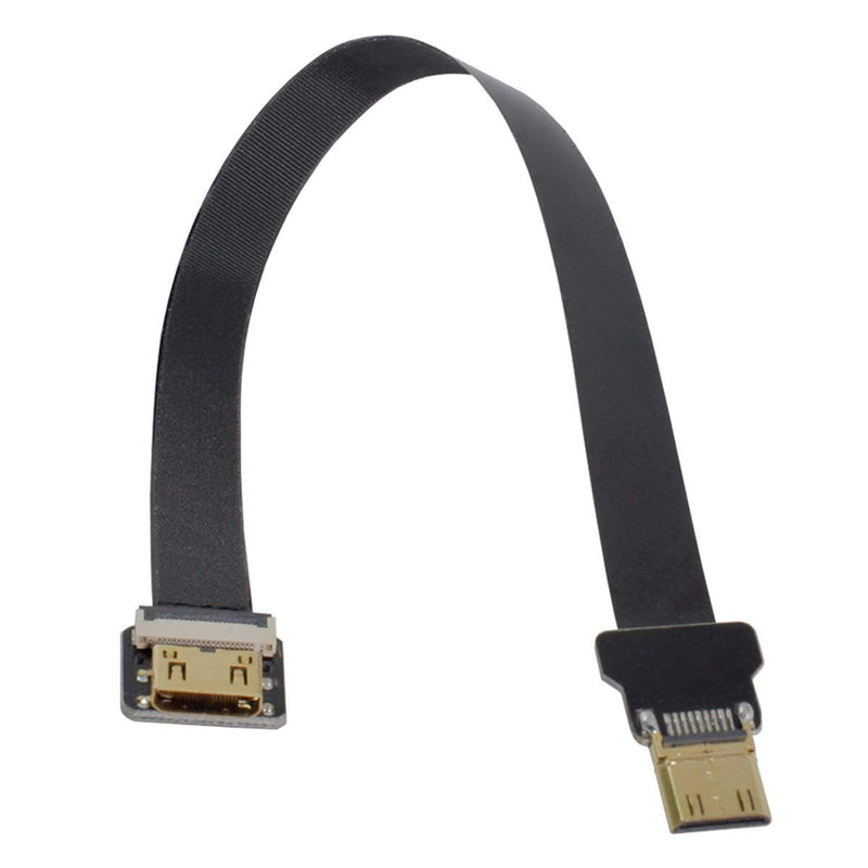 Xiwai CYFPV Mini HDMI Male to Mini HDMI Female Extension FPC Flat Cable 1080P for FPV HDTV Multicopter Aerial Photography (0.2m) 20CM