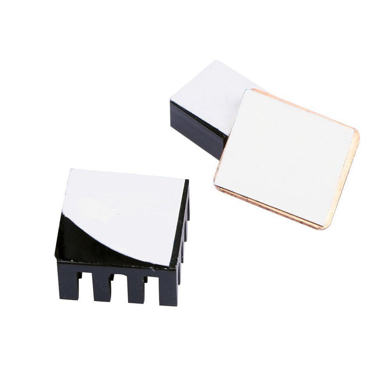 [AUSTRALIA] - Easycargo 124pcs Heatsink Kit 9 Sizes Multicolor Aluminum Copper + 3M 8810 Thermal Conductive Adhesive Tape, Cooler Heat Sink Cooling VRM VRAM CPU GPU Small IC Laptop Raspberry Pi 4 SSD NVMe M.2 PS5 Pre-Applied Thermal Tape 