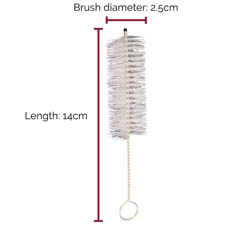 Superslick 917B Valve Casing Cleaning Brush for Brass Instruments, Grey