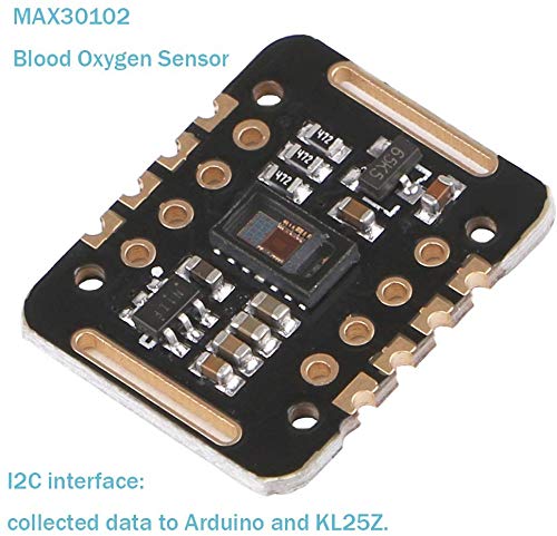 2pcs Heart-Rate Sensor Module, MAX30102 Blood Oxygen Sensor, Compatible with Ar duino STM32 2X