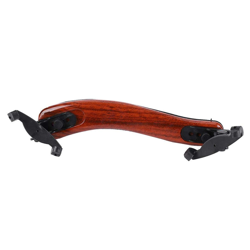 Violin Shoulder Rest, Lightweight Maple Wood Adjustable Shoulder Rest Accessory Parts Compatible with 4/4 Fiddle Violin