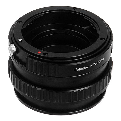 Fotodiox Lens Mount Macro Adapter Compatible with Nikon Nikkor F Mount G-Type D/SLR Lens on Fuji X-Mount Cameras Nikon F G-Type
