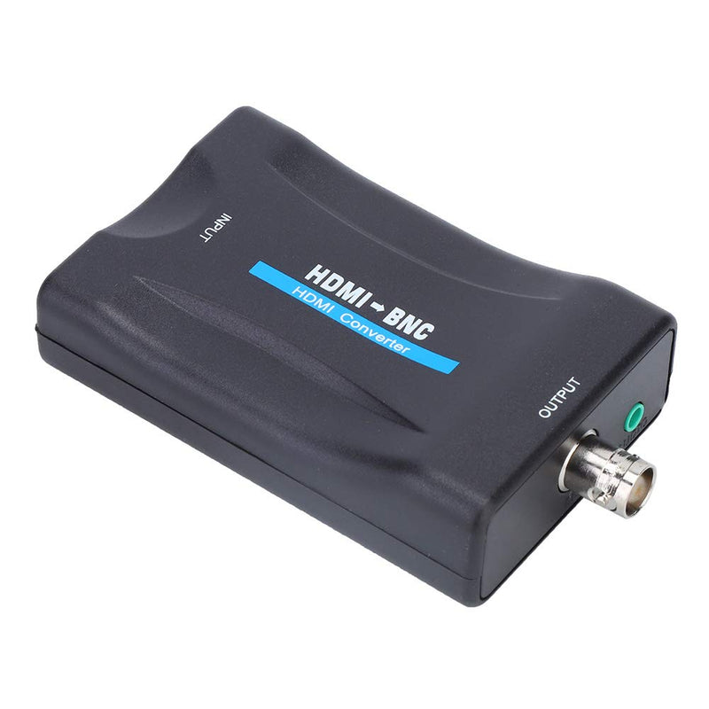 HDMI to BNC Converter, HDMI to BNC Composite Video and 3.5mm Audio Signal Converter Adapter with USB Charge Cable, Support for NTSC / PAL