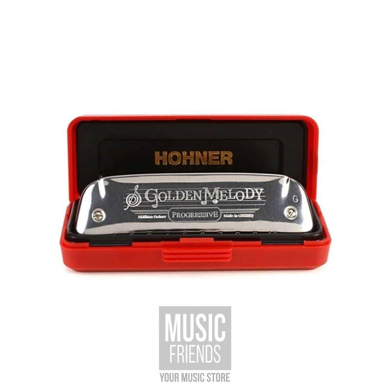 Hohner Golden Melody 542/20 CX - Harmonica, Red Plastic Body