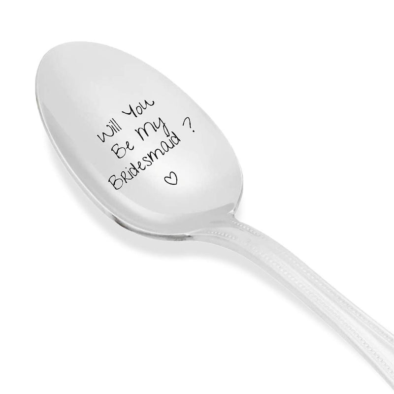 Will You Be My Bridesmaid - Valentines Day Gift - Gift for Him -Gift for Her - Wedding Gift -Spoon Gift