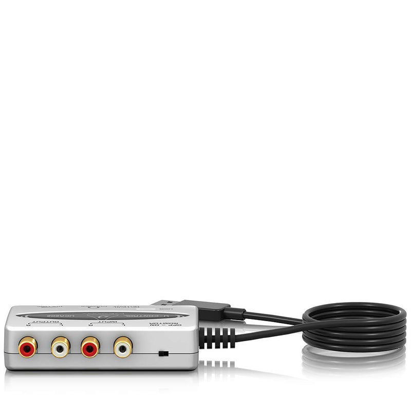 [AUSTRALIA] - Behringer U-Control UCA202 Ultra-Low Latency 2 In/2 Out USB Audio Interface with Digital Output White 