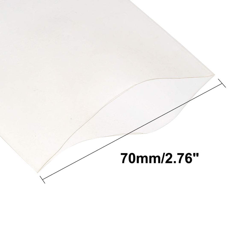 uxcell Battery Wrap PVC Heat Shrink Tubing 70mm Flat Width for 18650 Power Supplies 5 Meter Length Clear