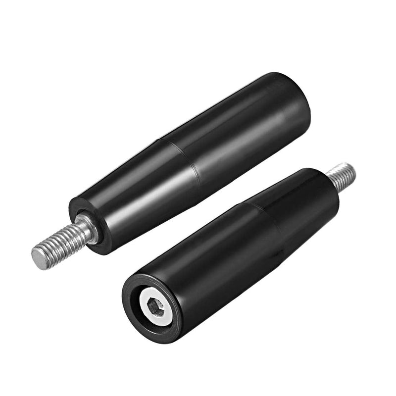 uxcell 2 Pcs Revolving Handwheel Machine Handle M10 Male Threaded Stem for Milling Machine M10 x 100mm