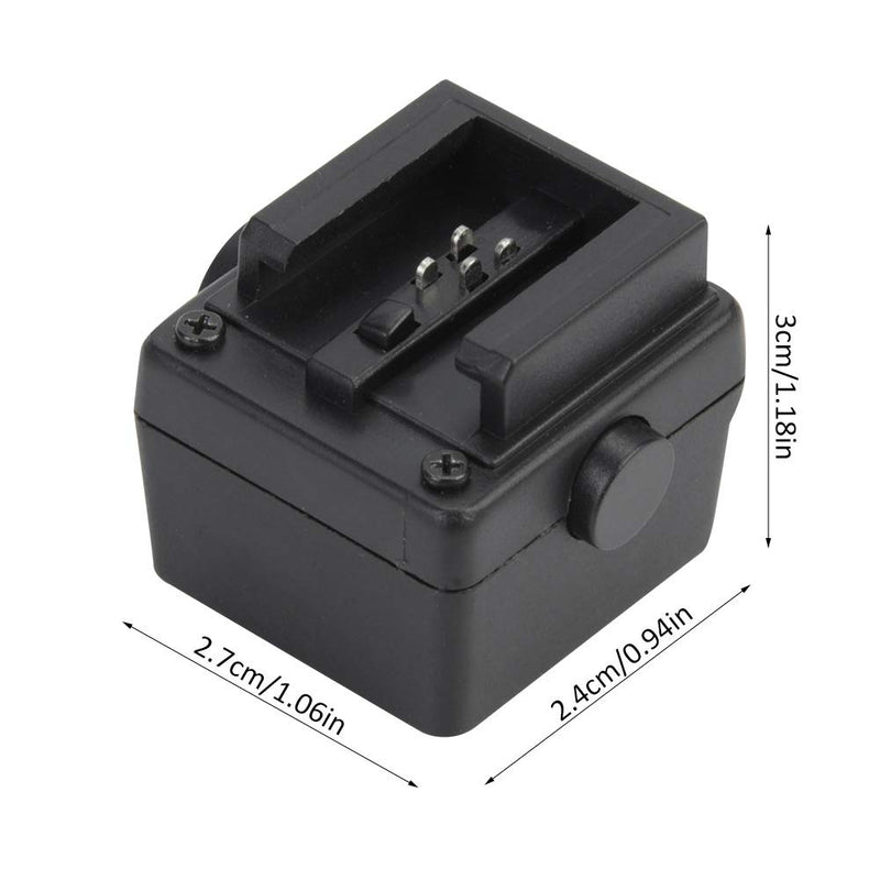 Akozon Hot Shoe Converter, Mini Plastic Hot Shoe Adapter Converter for Alpha A100 A200 A230 A290 A300 A330 A350 A450 A550 A850 A900 A77 Camera Flash Accessories