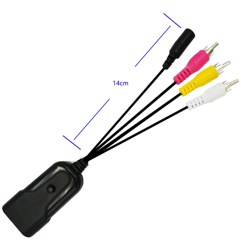 HDSUNWSTD HDMI Mini AV Adapter HD Converter Box HDMI to Composite RCA AV/CVSB L/R Video 720P 1080P HDMI2AV hdmi2 av Video