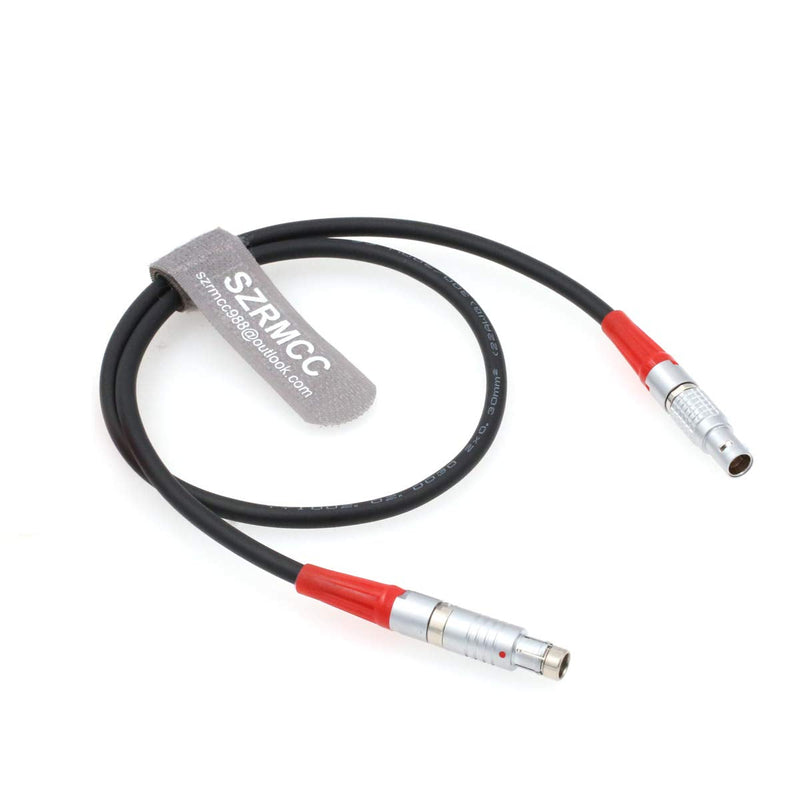 SZRMCC ARRI Alexa RS Fischer 3 Pin Male to 0B 4 Pin Male Power Cable for ARRI FIZ Lbus Cforce RF Lens Motor