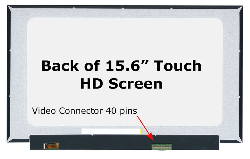 SCREENARAMA New Screen Replacement for HP 15-DY2702DX 15-DY2703DX, OnCell Touch, 40pins, HD 1366x768, LCD LED Display with Tools HD Touch