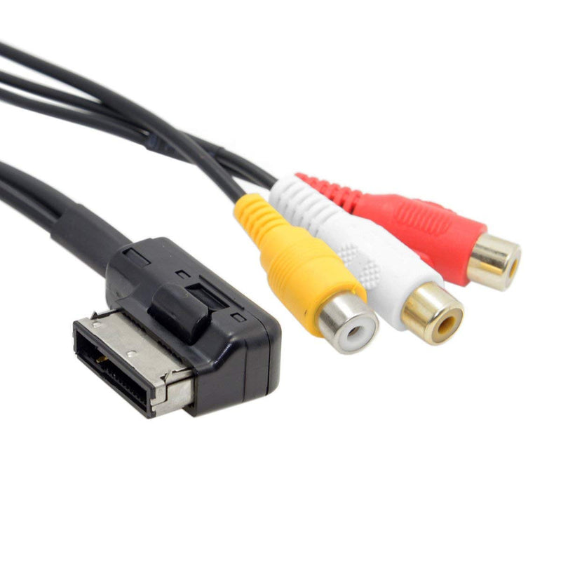 CY 3 RCA to AMI MMI Audio Video Cable Female DVD Video Audio Cable for Car