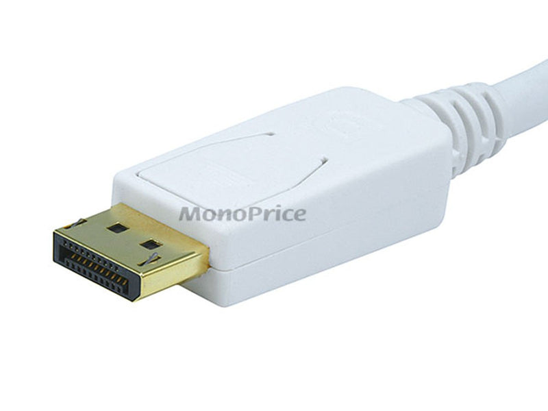 [AUSTRALIA] - Monoprice 10FT 32AWG Mini DisplayPort to DisplayPort Cable - White 10 Feet 