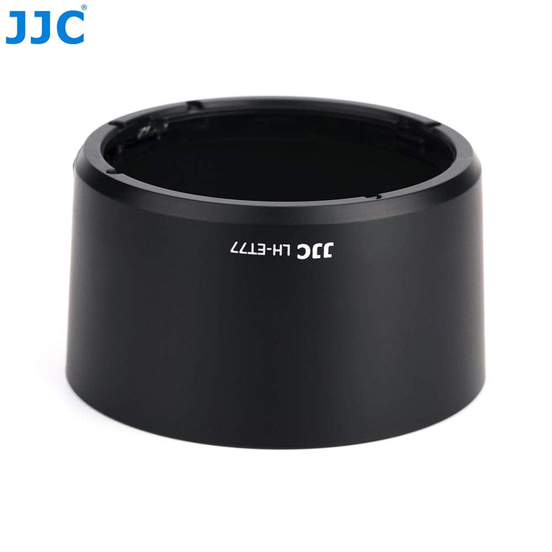 JJC LH-ET77 Black Dedicated Bayonet Mount Lens Hood Shade, Compatible with Canon RF 85mm f/2 Macro is STM Lense, Reversible Non-Glare Matte Finish, Replacement of ET-77 Lens Hood