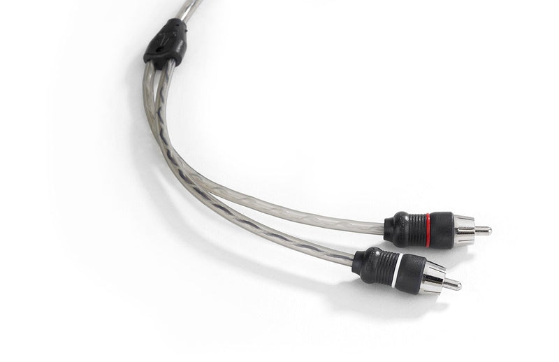 JL Audio XD-CLRAIC2-12 2-Channel Twisted-Pair Audio Interconnect Cable with Molded Connectors, 12-Feet Standard Packaging