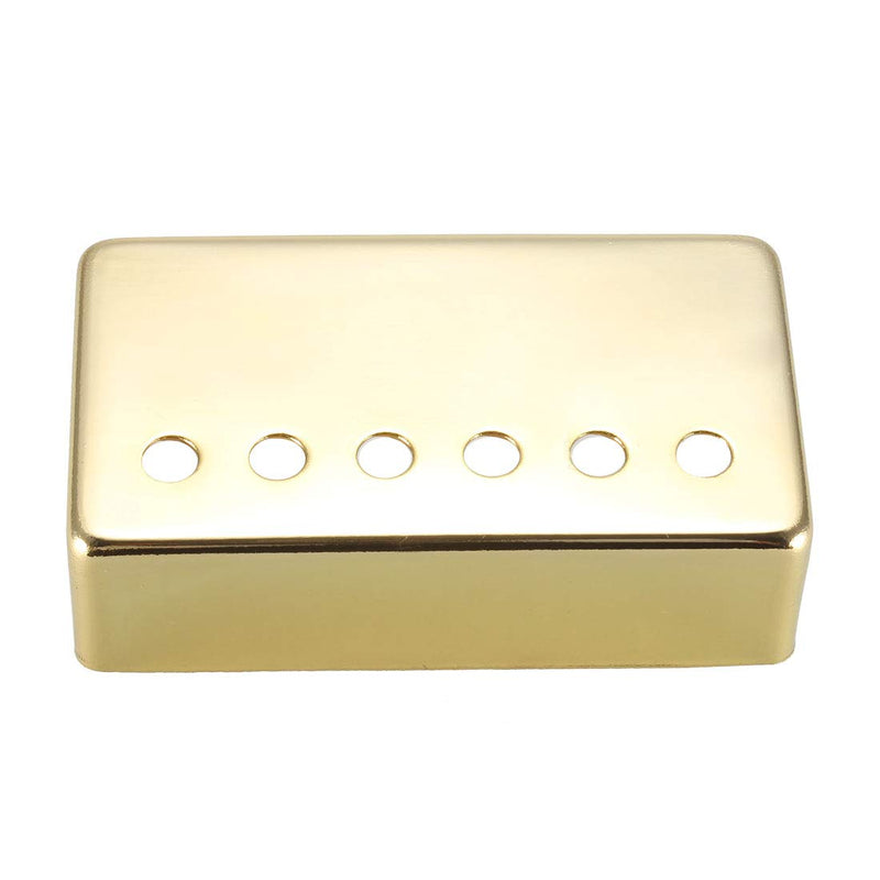 sourcing map 50mm Metal Humbucker Guitar Bridge Pickup Covers for Electric Guitar - Golden