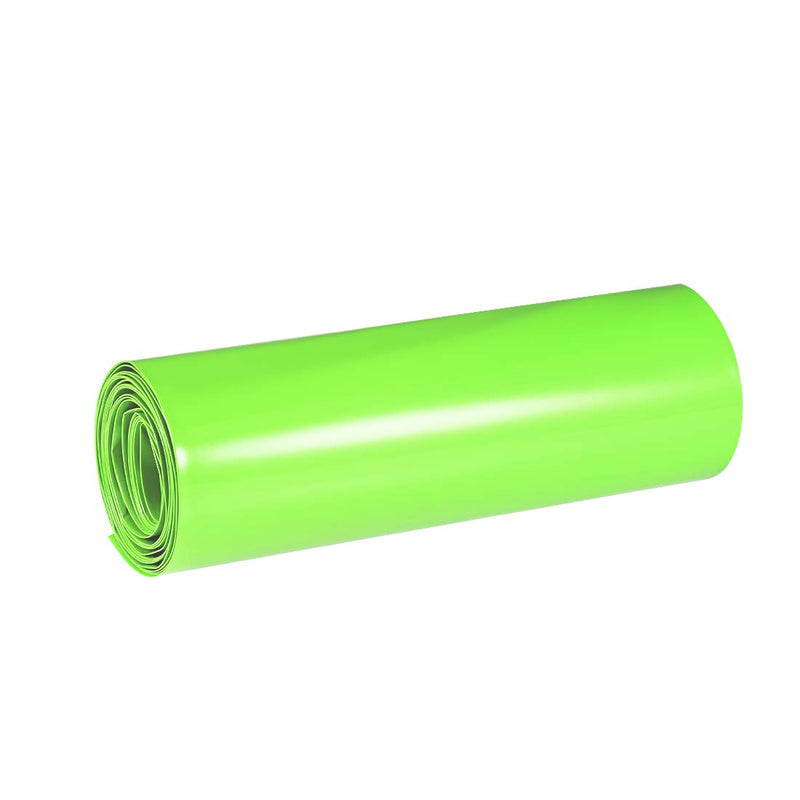 [AUSTRALIA] - uxcell Battery Wrap, 240mm Flat Width 153mm Dia 1m PVC Heat Shrink Tube Wraps for Big Battery Pack Green 