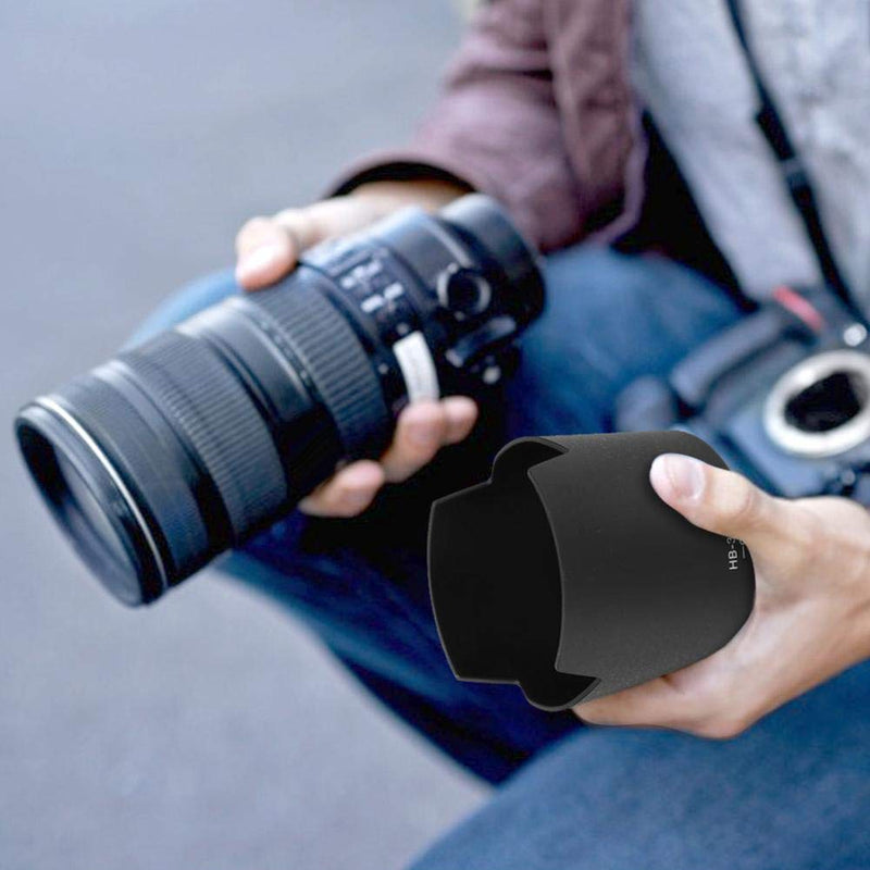 Pomya Camera Lens Hood for Nikon，HB-38 Camera Mount Lens Hood for for Nikon AF-S Micro 105mm f/ 2.8G IF-ED VR Lens