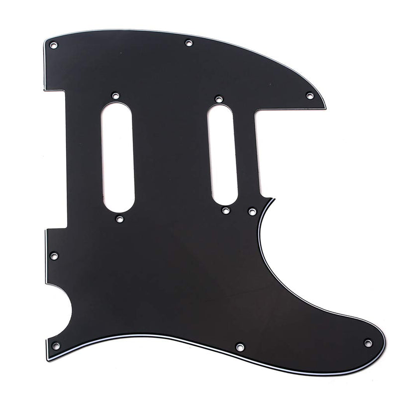 Alnicov Black Guitar Pickguard Scratch Plate Fits For Tl Electric Guitar