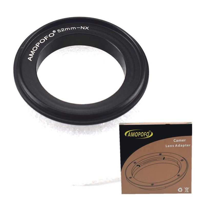 52mm-NX Macro Reverse Mount Adapter Ring,& for Samsung NX Camera NX1 NX3000 NX2000 NX300M NX300 NX1000 NX210 NX200 NX30 NX20 NX5,Macro Shoot. 52mm to NX Reverse Ring