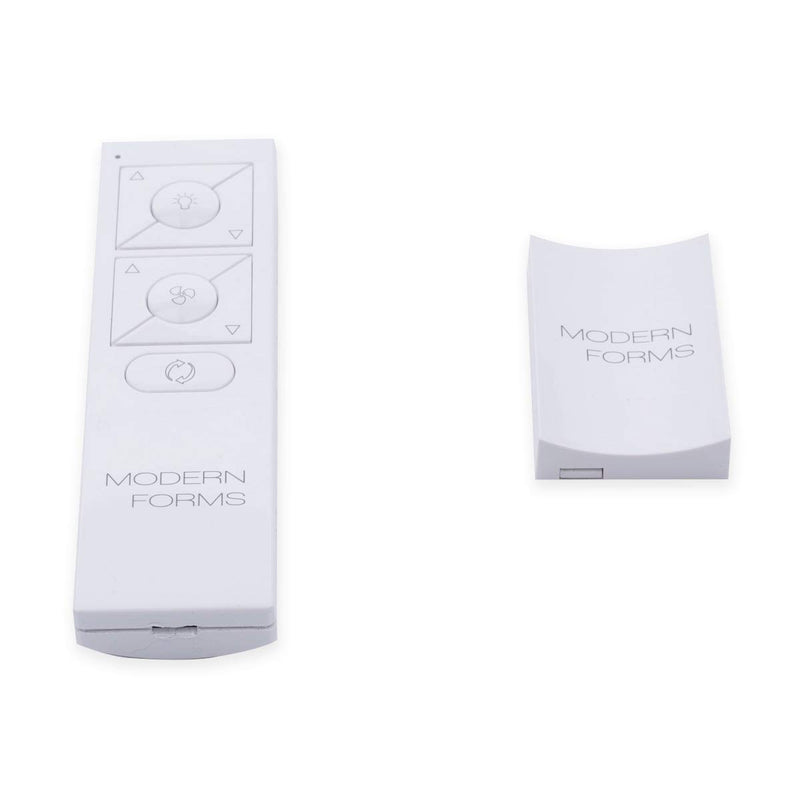 6-Speed Ceiling Fan Wireless RF Remote Control with Wall Cradle in White