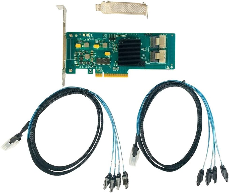 [AUSTRALIA] - SXTAIGOOD 6Gbps SAS HBA LSI 9201-8i 9211-8i P20 IT Mode ZFS FreeNAS unRAID+2*SFF-8087 