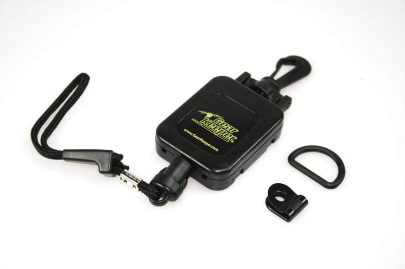 [AUSTRALIA] - Hammerhead Industries Gear Keeper CB MIC KEEPER Retractable Microphone Holder RT4-4112 – Features Heavy-Duty Snap Clip Mount, Adjustable Mic Lanyard and Hardware Mounting Kit - Made in USA – Black 