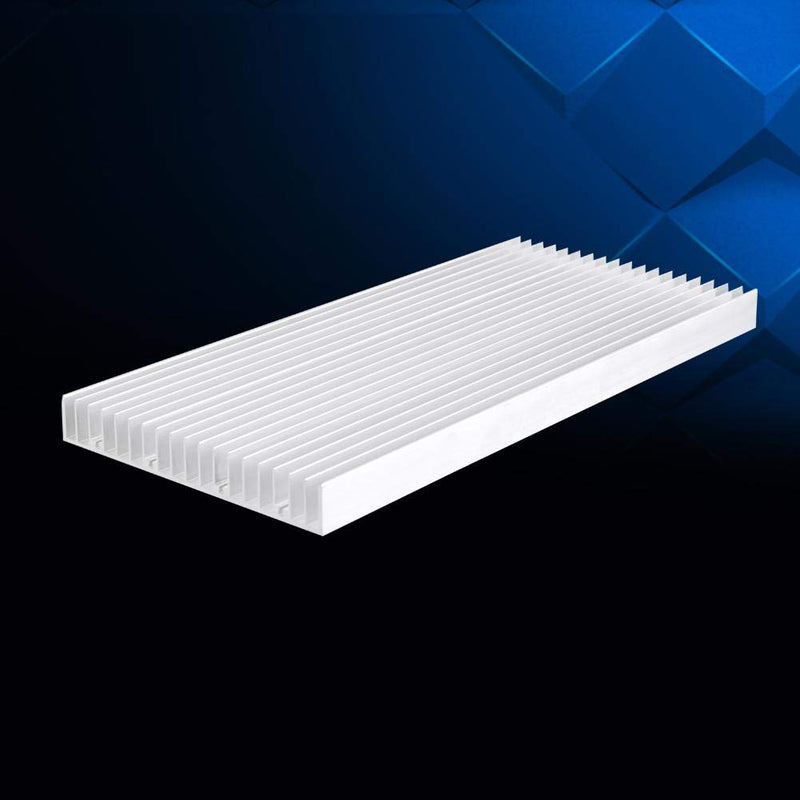 Large Aluminum Heatsink,Aluminum Heat Sink 300 * 140 * 20mm / 11.81 * 5.51 * 0.78" Big Heatsink Very Large Heat Sinks 30014020MM Heat Sinks Cooling 19 Fin Radiator for High Power LED Light