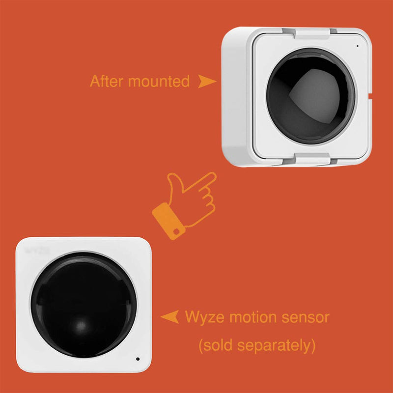 Wyze Sensor Mounting Bracket for Old Version 1st Gen,(NO Sensors), Screw Mount Solution for Wyze Sense Starter Kit,Qunions Specific Holder for Wyze Motion Sensor and Contact Sensors(3-Pack)